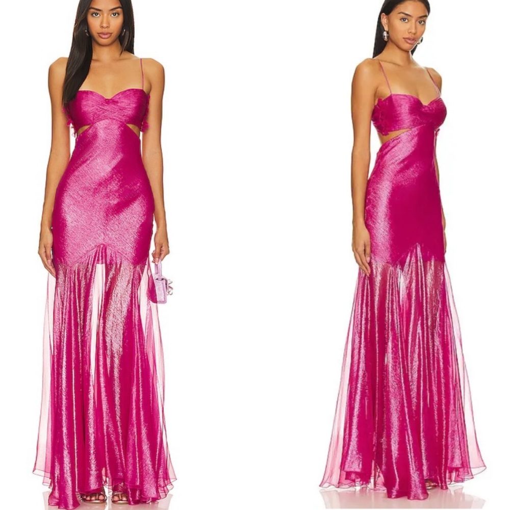 MARIA LUCIA HOHAN 
Alicia Gown In Fuchsia